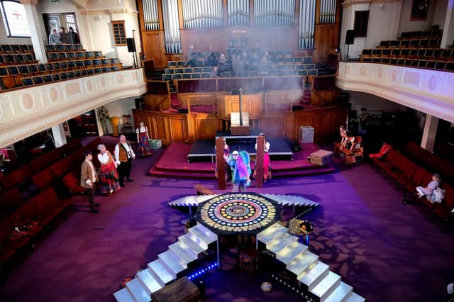 Queen Street Methodist Central Hall is the setting for Scarborough Theatre Company's production