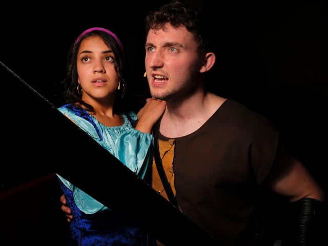 Nicole Wade and Connor Canvess play lead roles in the musical - one of the biggest shows staged in Scarborough for decades