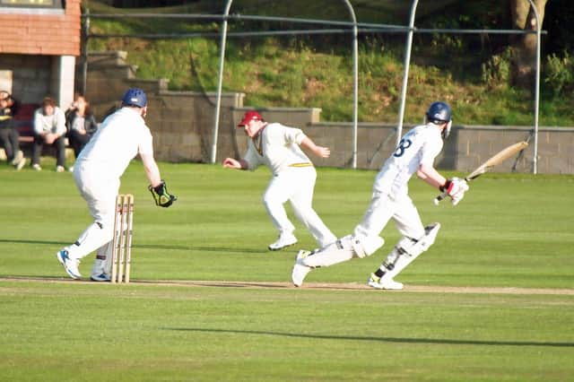 Aaron Virr, pictured playing for Cloughton 2nds several years ago, struck a superb ton for Ebberston B