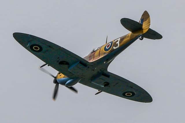 Thomas Fynn, of TCF Photography, managed to capture a spitfire flying above Bridlington.