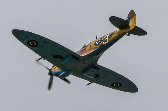 Thomas Fynn, of TCF Photography, managed to capture a spitfire flying above Bridlington.