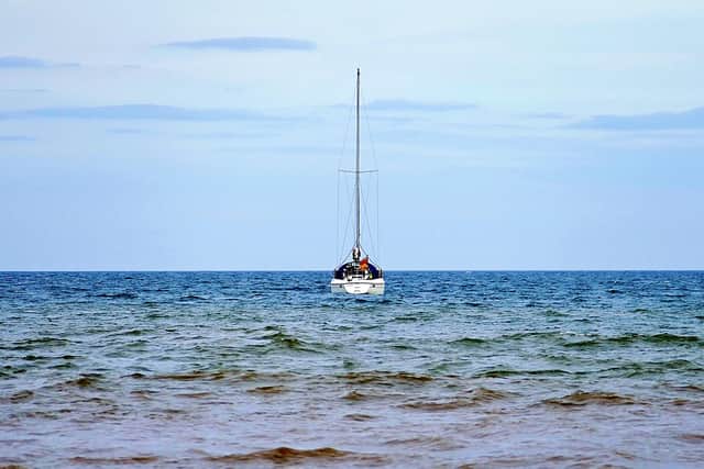 Regular contributor Aled Jones snapped this photo of a yacht in Bridlington Bay.