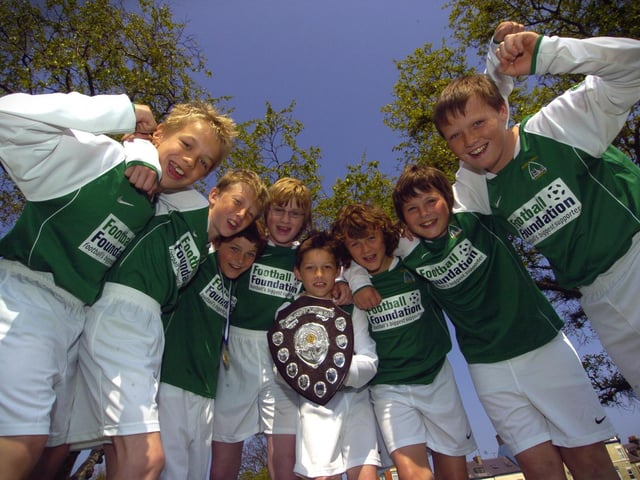 Airy Hill Primary School wins the Straw Cup football tournament.