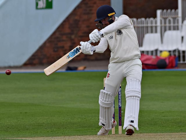 Oli Stephenson hits out for Scarborough CC