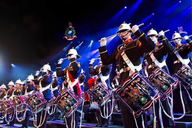 The Band of Her Majesty's Royal Marines Collingwood will close out this year's Armed Forces Day with an evening concert.