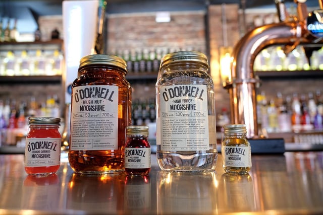 O'Donnell's Moonshine shots are just some of the Irish drinks on offer.
