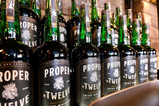 Conor McGregor's whisky brand Proper Twelve is another Irish brand on offer.