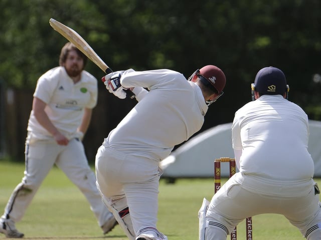 Staxton hit out against Mulgrave bowler Chris Knight
