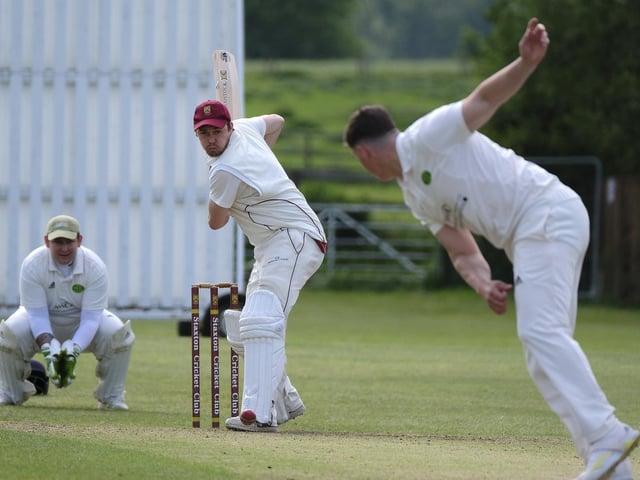 Staxton batting at home to Mulgrave