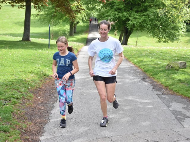 Action from Sewerby Parkrun