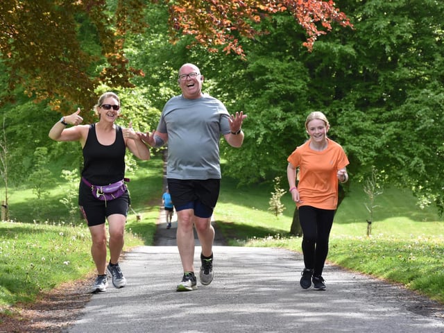 Action from Sewerby Parkrun
