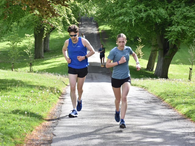 Action from Sewerby Parkrun