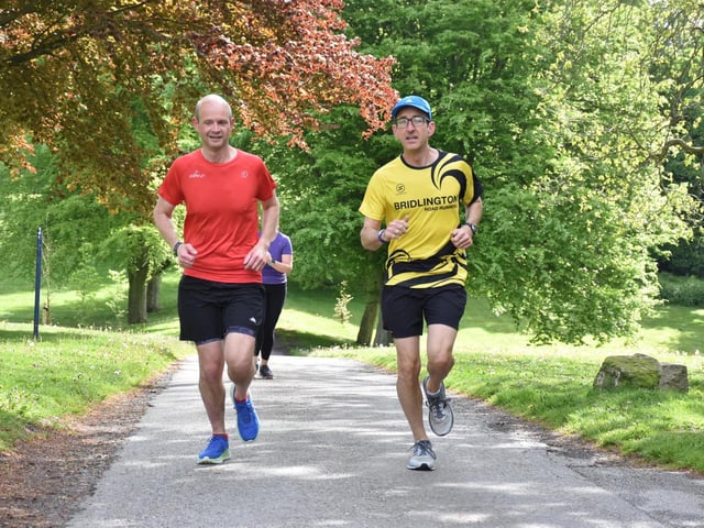 Action from Sewerby Parkrun