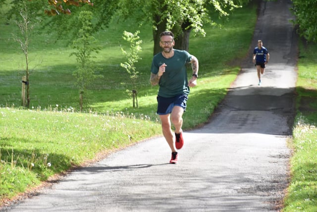Nick Jordan in action at the Sewerby Parkrun