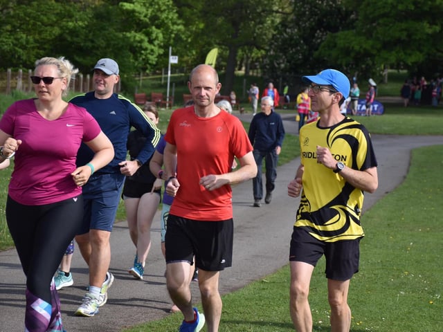 Action from Sewerby Parkrun