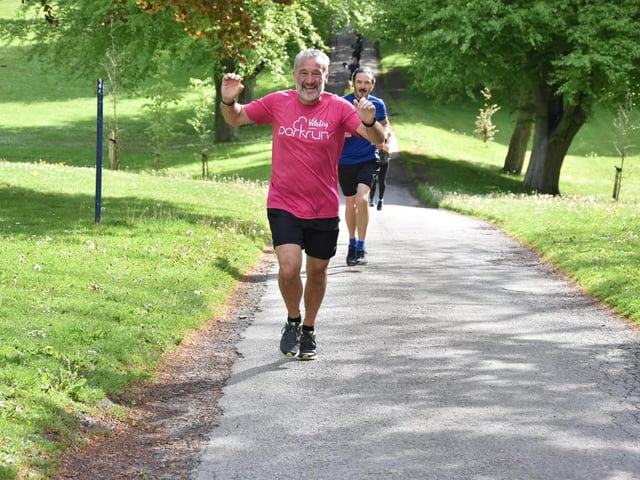 Action from Sewerby Parkrun