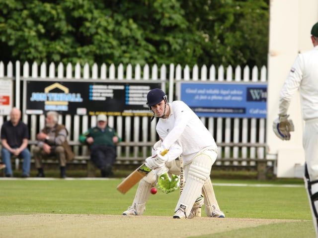Bridlington 2nds in batting action