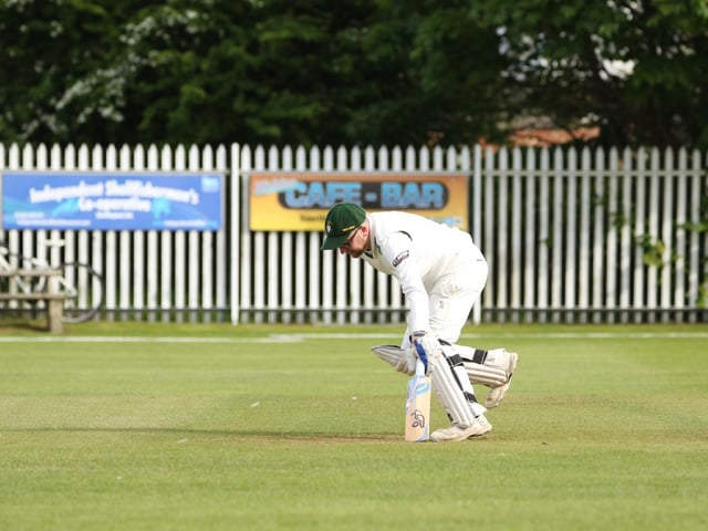 Bridlington CC 2nds batsman Sam Edmundson v Seamer & Irton CC