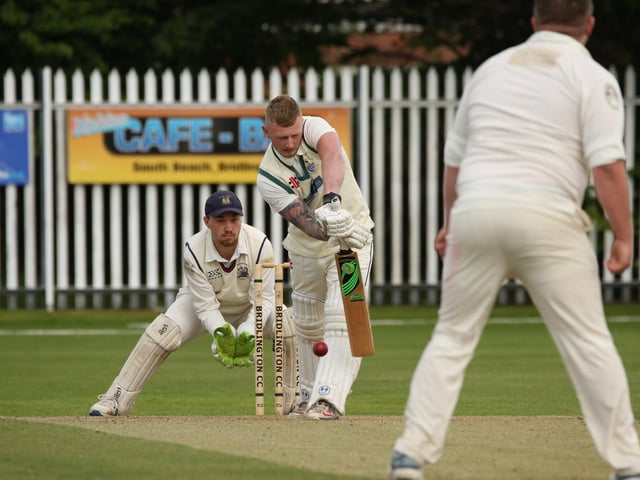 Bridlington CC 2nds go on the defensive v Seamer & Irton CC