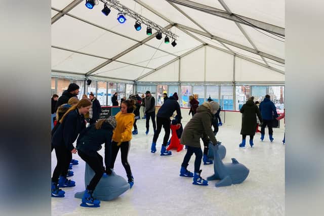 The ice rink is returning to Whitby for Christmas 2022.