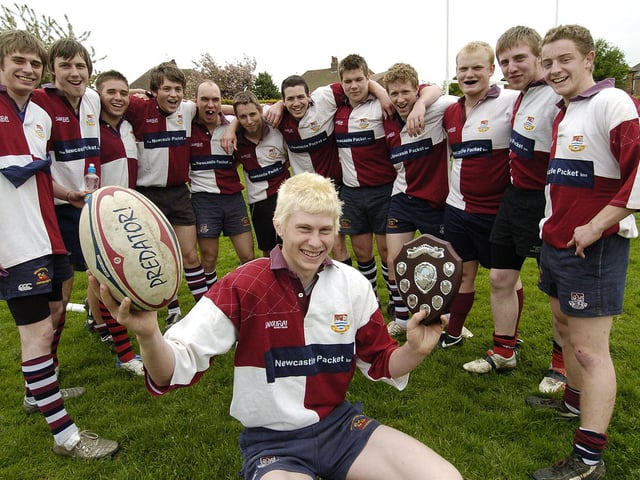Scarborough u18s rugby team were runners up in a recent competition. Captain David Snodin leads the team.