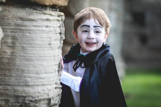 Whitby Abbey hosts an attempt to beat the world record for the most vampires in one site.