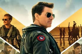 Tom Cruise plays Pete Mitchell, the top aviator and courageous test pilot in the movie which is on at the Hollywood Plaza from Friday May 27