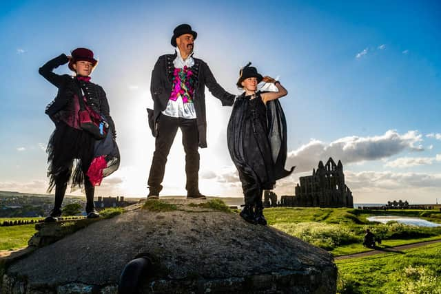 The Abbey provided a great backdrop for the attempt Pic: James Hardisty