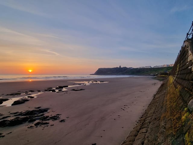 Stunning sunrise at the headland, North Bay.