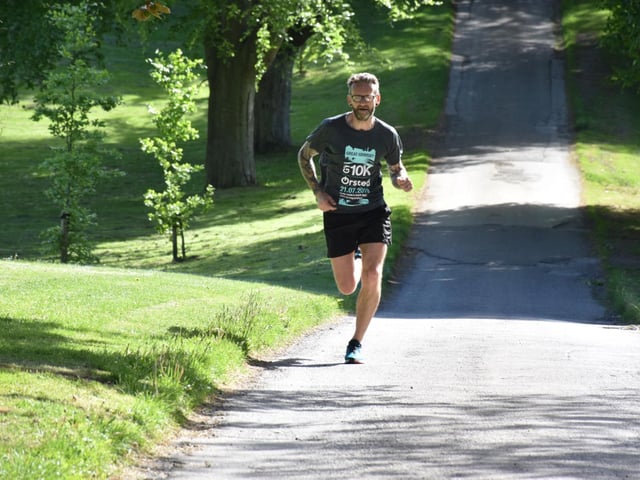 Bridlington Road Runners' Nick Jordan at the Sewerby Parkrun