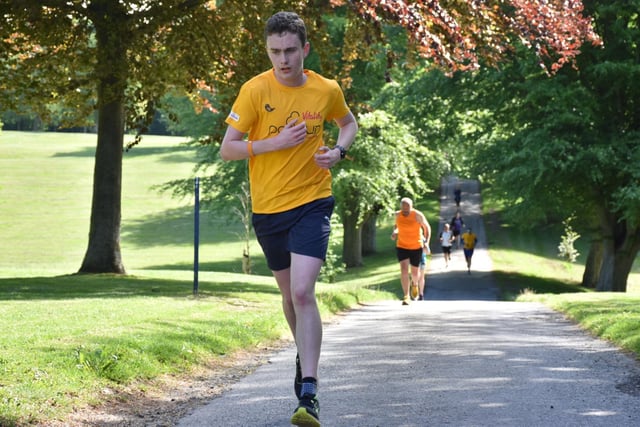 Ben Edwards, of Bridlington Road Runners, at Sewerby Parkrun