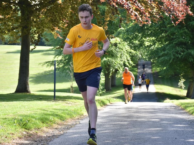 Ben Edwards, of Bridlington Road Runners, at Sewerby Parkrun