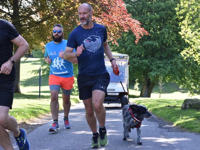 Bridlington Road Runner Alan Feldberg in action