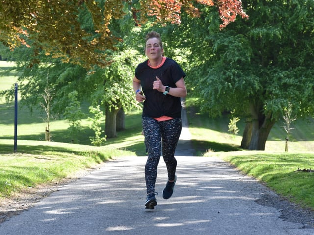 Action from Sewerby Parkrun