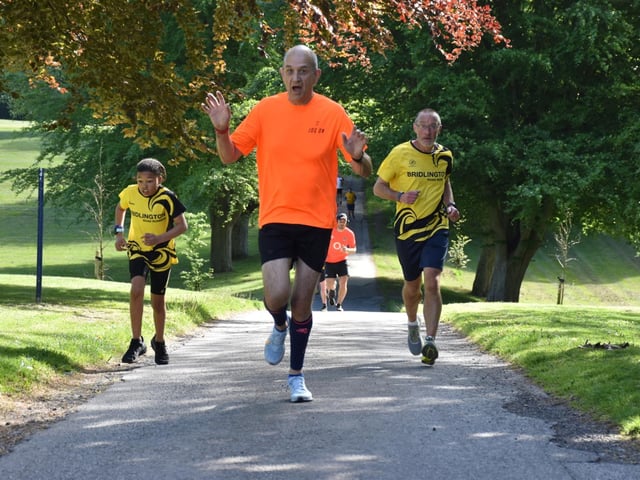 Action from Sewerby Parkrun