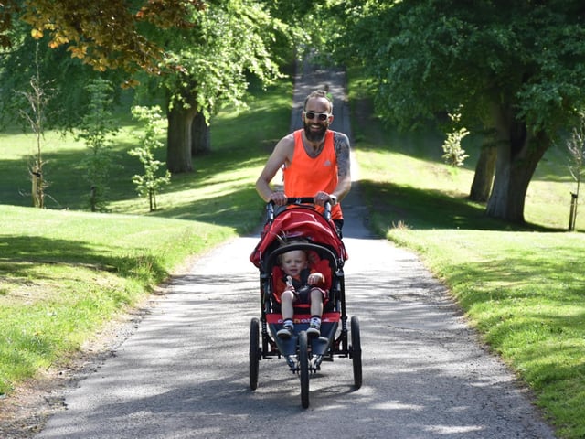 Bridlington Road Runners' Phill Taylor is all smiles