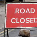 The road is closed on Cloughton bank due a burst water main.
