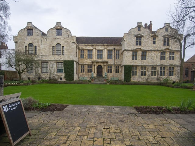 Several ghosts reportedly haunt the house including that of George Aislaby, who owned the property in the 17th Century. However, the most notable haunting is by a group of Roman soldiers who have been witnessed in the cellars.