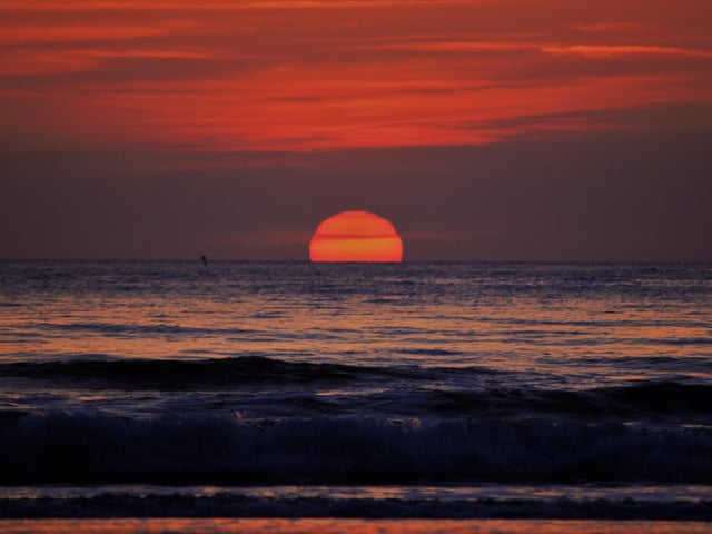 Sun breaks through, North Bay.