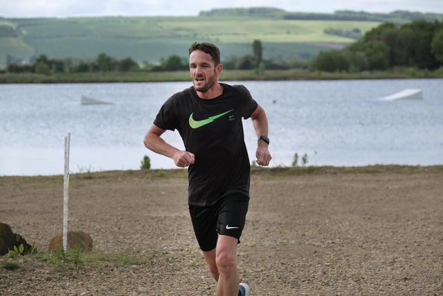 A runner tackles the scenic Parkrun