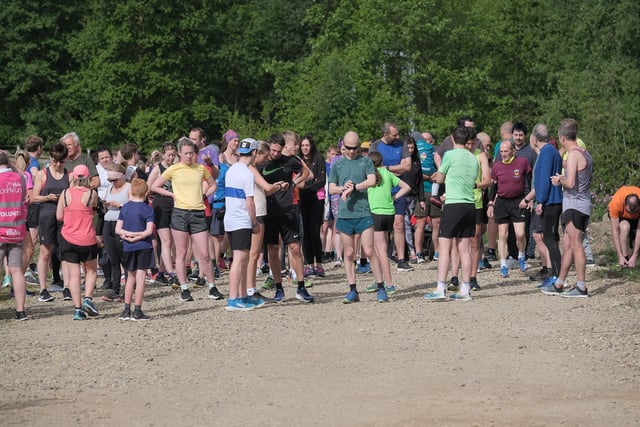 The start of the North Yorkshire Water Parkrun on Saturday May 28 2022
