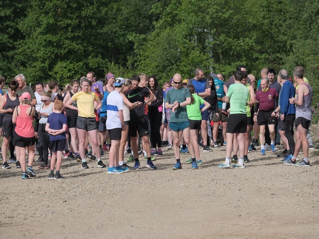 The start of the North Yorkshire Water Parkrun on Saturday May 28 2022