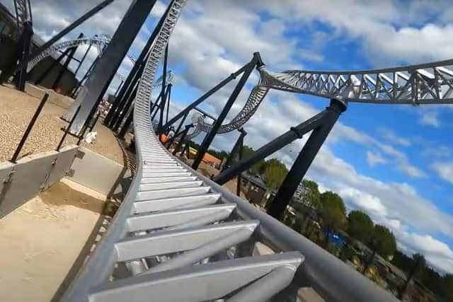Thrill seekers will be propelled at speeds up to 55mph.