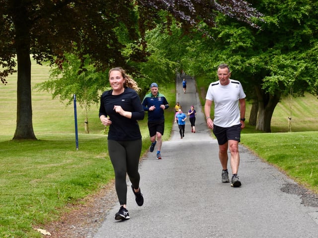 Action from Sewerby Parkrun