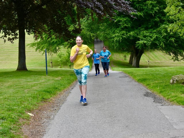 Action from Sewerby Parkrun