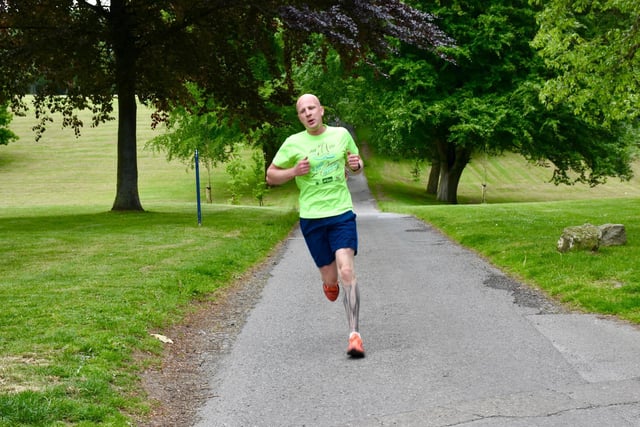James Briggs impressed at Sewerby Parkrun, finishing in fifth place