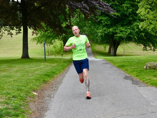 James Briggs impressed at Sewerby Parkrun, finishing in fifth place