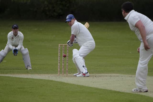 Rich Cook batting for Snainton against Settrington