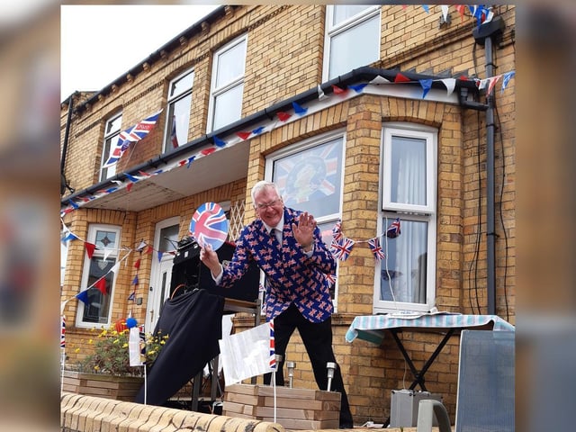 Nigel Cunningham set up his DJ gear in a front garden and got Mayville Avenue into the party spirit