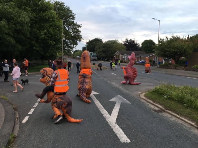 The village of Ayton organised its own platinum celebrations